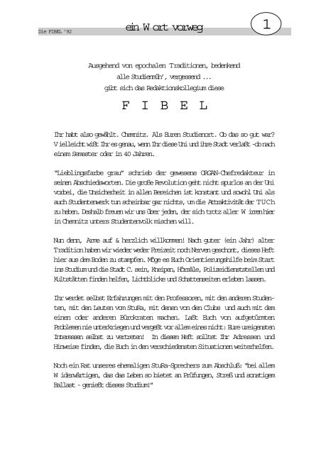 F   I   B   E   L - StuRa - TU Chemnitz