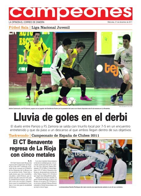 Lluvia de goles en el derbi - La OpiniÃ³n de Zamora