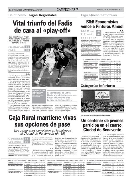 Lluvia de goles en el derbi - La OpiniÃ³n de Zamora