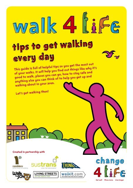 Walk 4 life: Tips to get walking every day