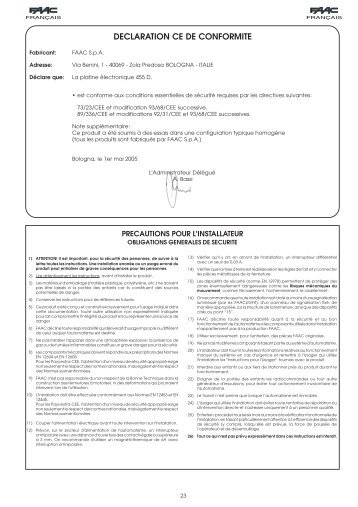 790917 platine 455d - FAAC Services