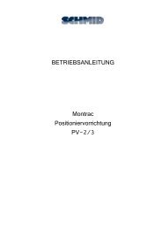Positioniervorrichtung PV-2/3 - montratec AG