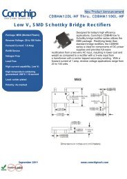 Low VF SMD Schottky Bridge Rectifiers - TECNIKA DUE Spa