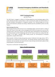 LEGS Training Strategy - Livestock Emergency Guidelines and ...