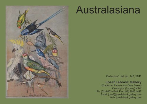 Acrobat PDF - Josef Lebovic Gallery
