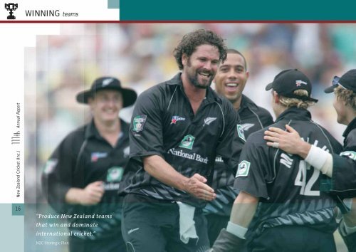 New Zealand Cricket (Inc.) Annual Report