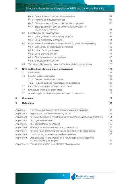 Directions Paper - Western Australian Planning Commission