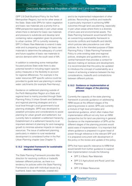 Directions Paper - Western Australian Planning Commission