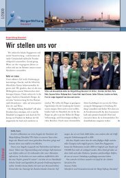 Newsletter 1/2009 - BÃ¼rgerStiftung DÃ¼sseldorf