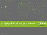A Fissile Material (Cutoff) Treaty and its Verification - International ...