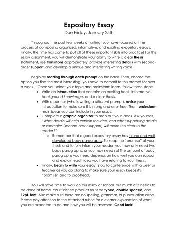 Formal documented expository essay - dissertationideas.x.fc2.com