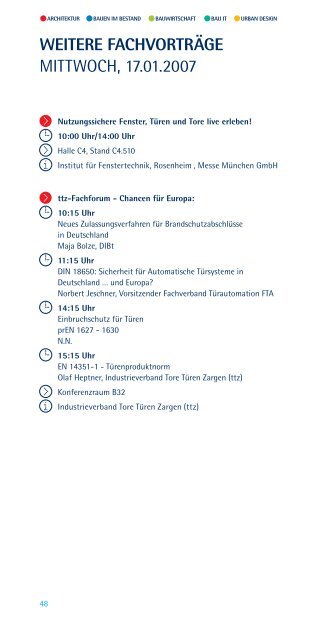 RAHMENPROGRAMM - Bundesarbeitskreis Altbauerneuerung e.V.