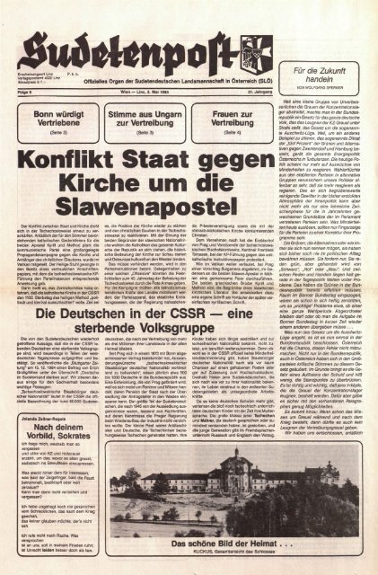 Ausgabe - Sudetenpost