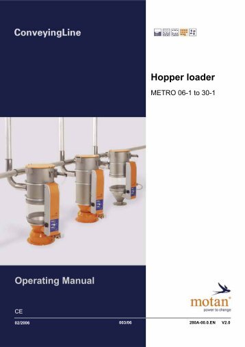 Operating Manual Hopper loader