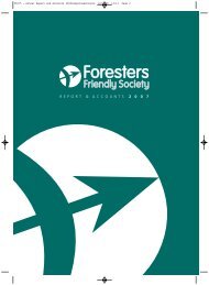 Financial results for 2007 - Foresters Friendly Society