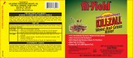 Hi-Yield Killzall Weed and Grass Killer Product Label - Pest Control