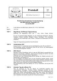 Protokoll der Erw. Vorstandssitzung 29.03.2007 - BSG Berliner ...