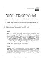 MICROTENSILE BOND STRENGTH OF ADHESIVE ... - PUCPR