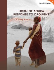 Horn of Africa 90 day report - World Vision