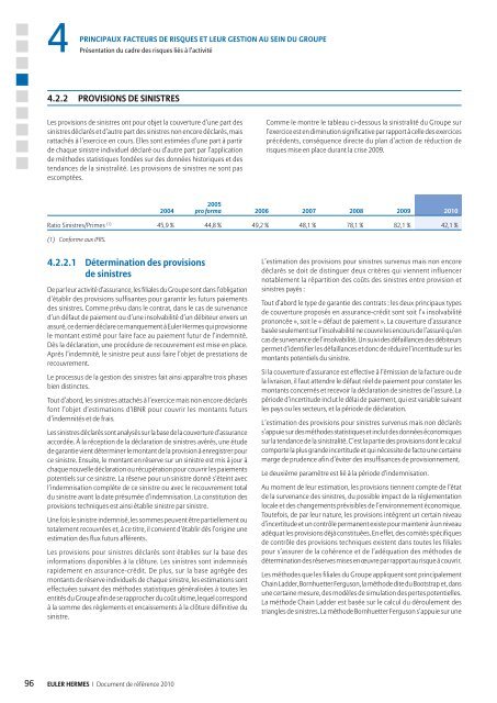 1.2 AperÃ§u de l'activitÃ© du Groupe - Euler Hermes