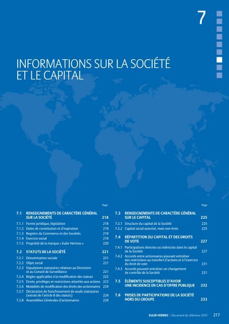 1.2 AperÃ§u de l'activitÃ© du Groupe - Euler Hermes