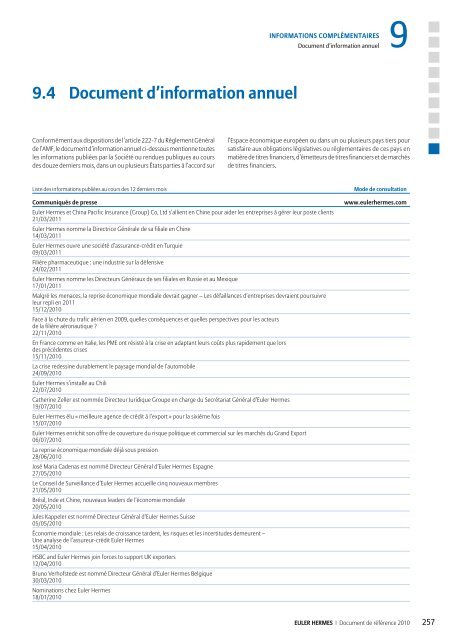 1.2 AperÃ§u de l'activitÃ© du Groupe - Euler Hermes