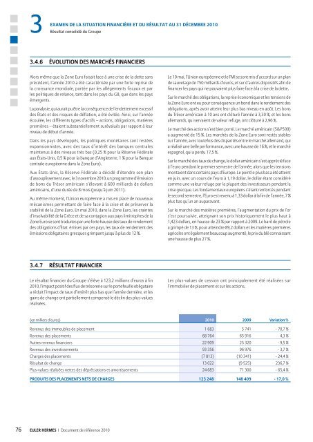 1.2 AperÃ§u de l'activitÃ© du Groupe - Euler Hermes