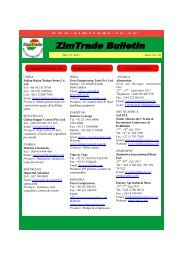 ZimTrade Bulletin 19 May 2011