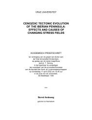 cenozoic tectonic evolution of the iberian peninsula: effects ... - Falw.vu