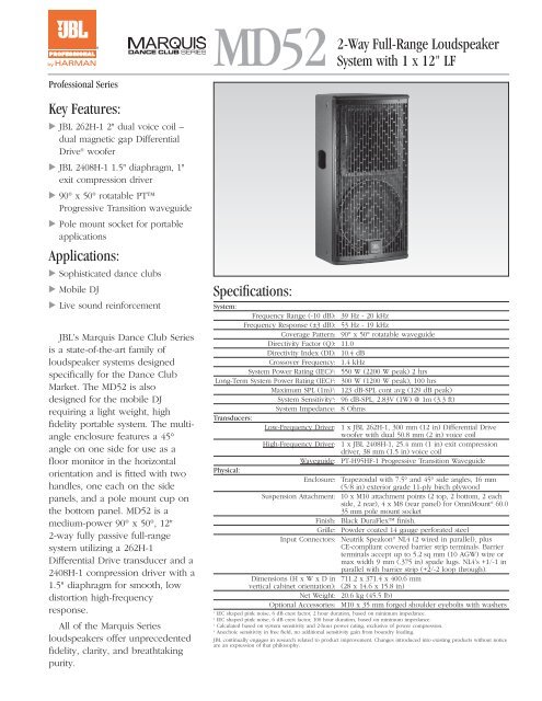 Spec Sheet