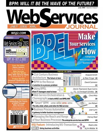 Web Services Edge 2003 - public PDF download area - SYS-CON ...