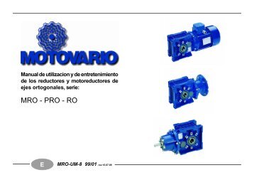 MRO - PRO - RO - Tecnica Industriale S.r.l.