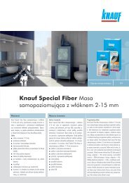 Knauf Special Fiber Masa samopoziomująca z włóknem 2-15 mm