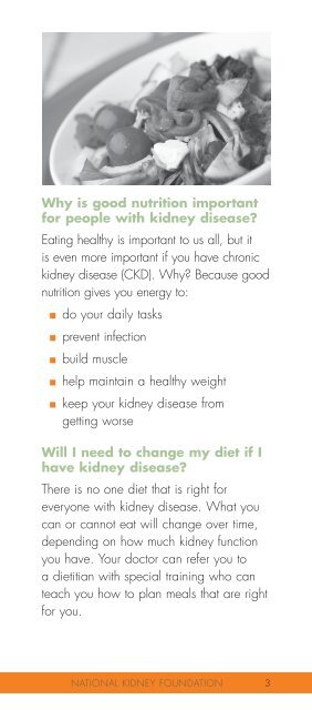 Nutrition and Early Kidney Disease - Litholink