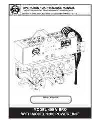operation / maintenance manual - American Piledriving Equipment
