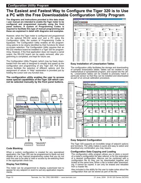DI-50E Data Sheet - K - Tech, Inc.
