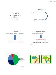 Disciplina Forragicultura - Unesp