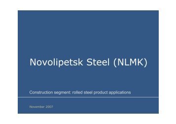 Novolipetsk Steel (NLMK)