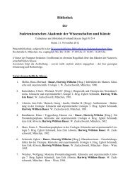 Bibliothek der Sudetendeutschen Akademie der Wissenschaften und