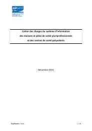 Cahier des charges des systèmes d'information dans les maisons ...