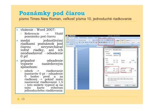 Metodika tvorby pÃ­somnÃ½ch prÃ¡c - Fakulta medzinÃ¡rodnÃ½ch vzÅ¥ahov