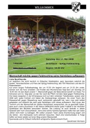 SpVgg Feldmoching - SV Erlbach - Home