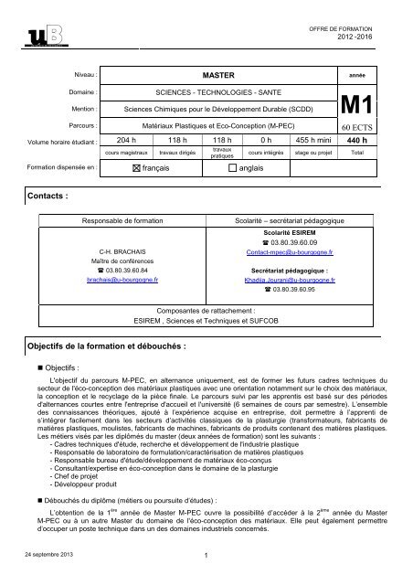 2012-2016 sous rÃ©serve de modifications ultÃ©rieures - Formation ...