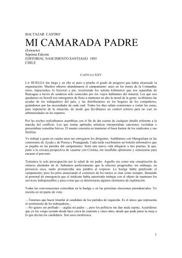 MI CAMARADA PADRE - Luis Emilio Recabarren