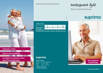Flyer bodyguard light - Suprima GmbH