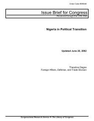 Nigeria in Political Transition - PARDS