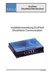 Installationsanleitung Ecofleet Ghosthand Communication