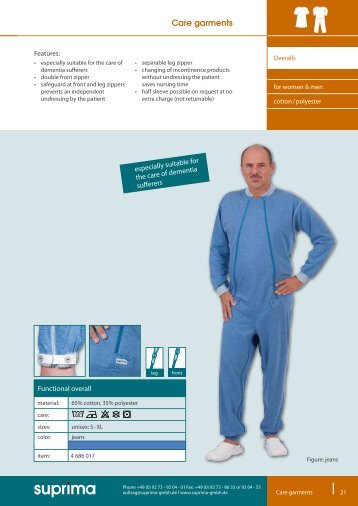 Care garments - Suprima GmbH