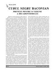 cubul negru bacovian: pretext pentru o viziune a decadentismului