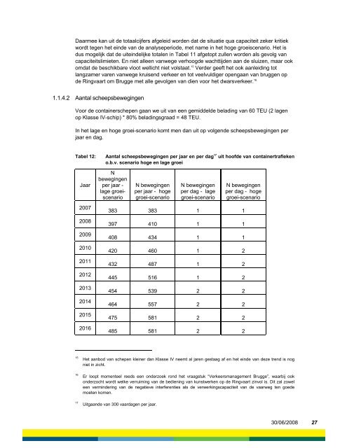 Trafiekprognose - Waterwegen en Zeekanaal